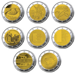 Lot 16 x 2 Euro...