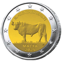 2 Euro Malte 2025 - Bœuf...