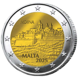 2 Euro Malte 2025 - Ville...