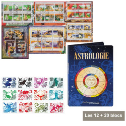 Le lot 20 blocs-feuillets...