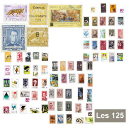 Lot 125 timbres Amérique du...
