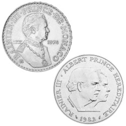 Lot 50 et 100 Francs Argent...