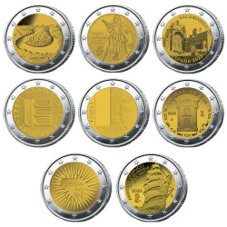 Lot 15 x 2 Euro...