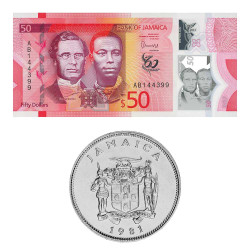 Lot monnaies Jamaïque