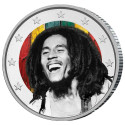 2 Euro Bob Marley colorisée
