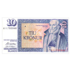 10 Couronnes Islande 1961 -...