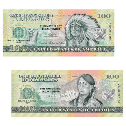 Lot 2 billets Souvenir 100...