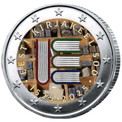 2 Euro Estonie 2025 - 500 ans de littérature estonienne