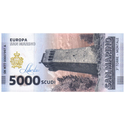 5000 Scudi Saint-Marin 2025...