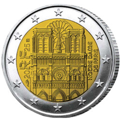 2 Euro France 2025 - Fleur de Coin Notre-Dame de Paris offerte*