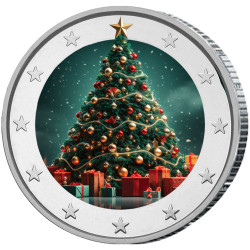 2 Euro Joyeuses Fêtes - Sapin lumineux