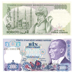 Lot 2 billets Turquie
