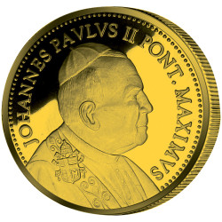 Pièce de collection dorée -...