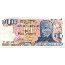 100 Pesos Argentine 1983-1985