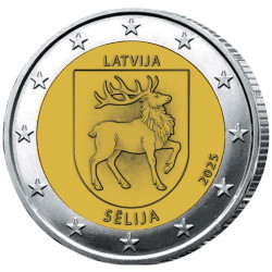 2 Euro Lettonie 2025 - Sēlija
