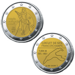 2 x 2 Euro Belgique BU