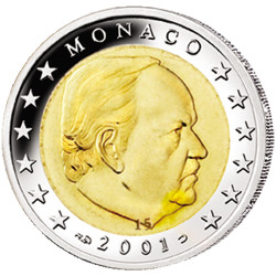 2 Euro Monaco 2001 -...