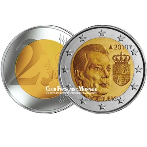 2010 - Luxembourg - 2 Euro - Armoiries du Grand-Duc Henri