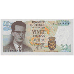 20 Francs Belgique 1964 -...