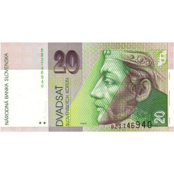 20 Korun Slovaquie 2001