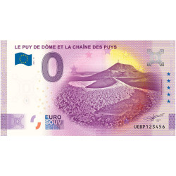 Billets Souvenir 0 Euro - Puy de Dôme
