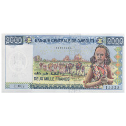 2000 Francs CFA Djibouti...