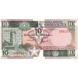 10 Schillings Somalie 1987