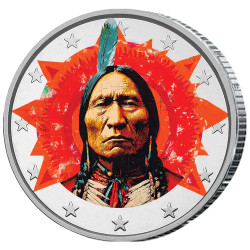 2 Euro Red Cloud enduite