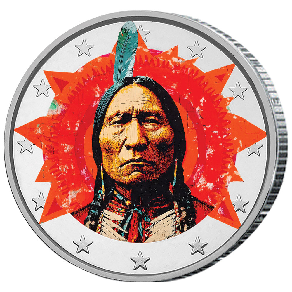 2 Euro Red Cloud enduite