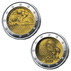 Lot 2 x 2 Euro Andorre BU 2025