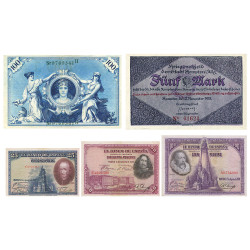 Lot 3 billets 1908-1918-1928