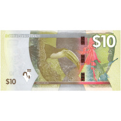 10 Dollars Belize 2025