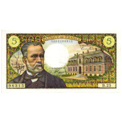 Billet 5 Francs Pasteur - TTB
