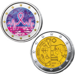 Lot 2 x 2 Euro Belgique