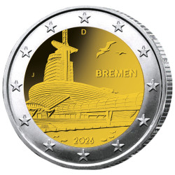 2 Euro Allemagne 2026 -...