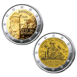 Lot 2 x 2 Euro Vatican BU
