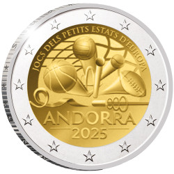 2 Euro Andorre BE 2025 -...