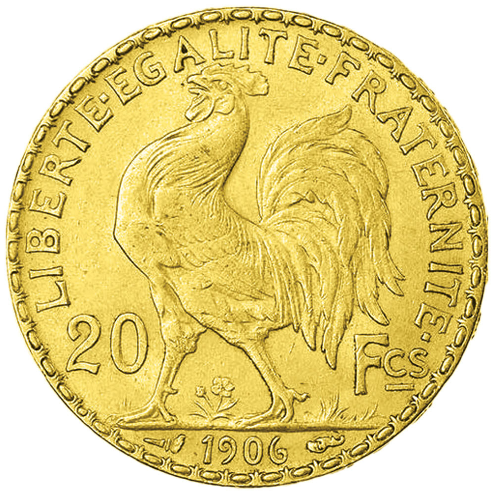 20 Francs Or Marianne IIIe République 1906