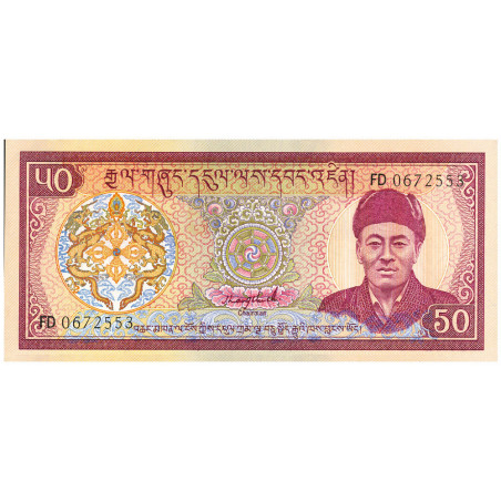 50 Ngultrum Bhoutan 1992