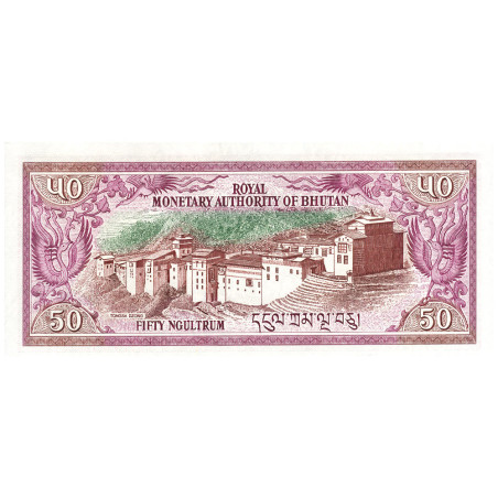 50 Ngultrum Bhoutan 1992