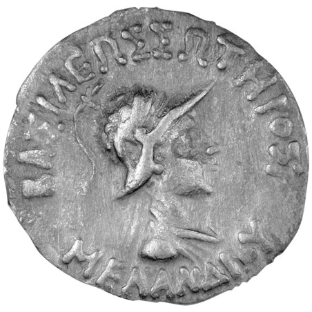 1 Drachme Argent Royaume Indo-Grec