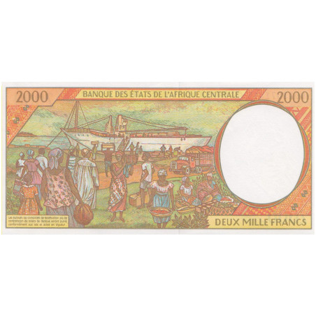 2 000 Francs Gabon 2000