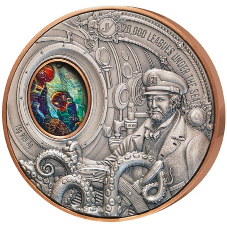 1 Dollar Argent 2026 - Jules Verne
