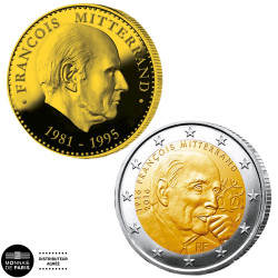Lot 2 pièces F. Mitterrand