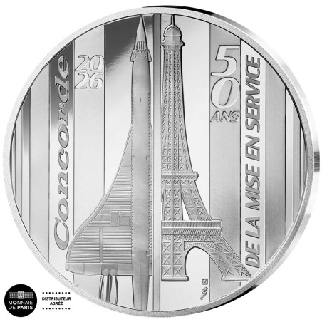 10 Euro Argent France BE 2026 - Concorde