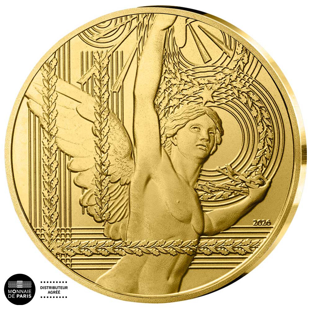 250 Euro Or France BU 2026 - Génie de la Liberté