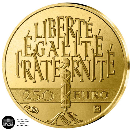250 Euro Or France BU 2026 - Génie de la Liberté