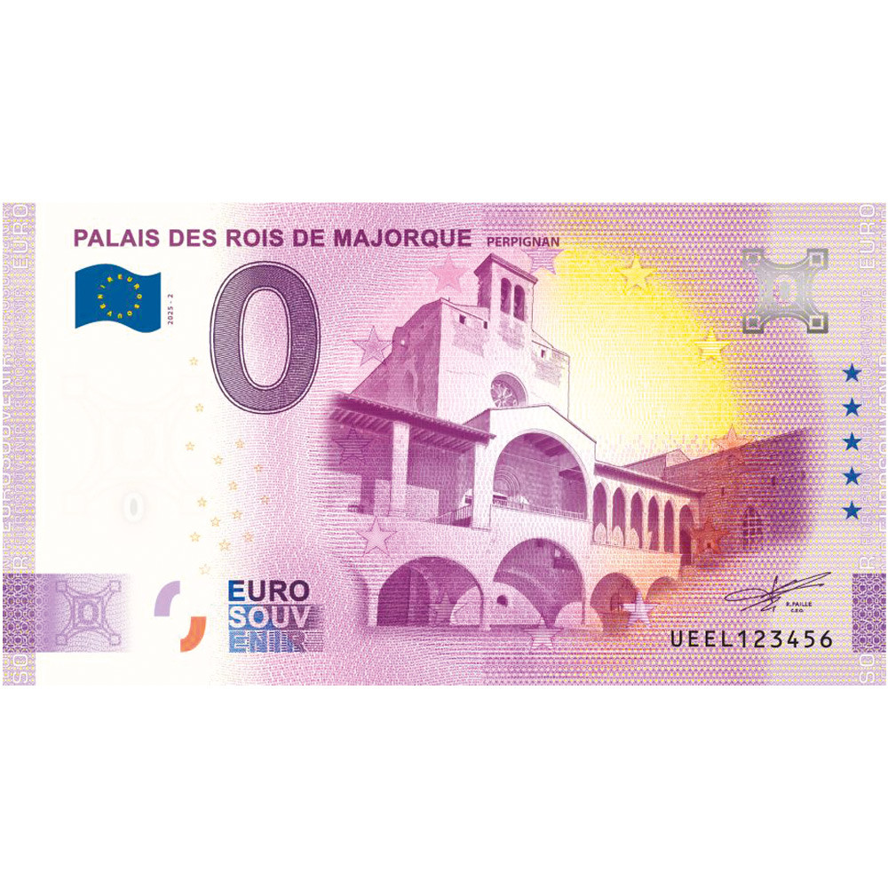 Billets souvenir 0 Euro - Palais des Rois Majorque