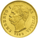20 Lires Or Italie 1879-1897 - Umberto Ier
