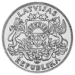 1 Lats Argent Lettonie 1924